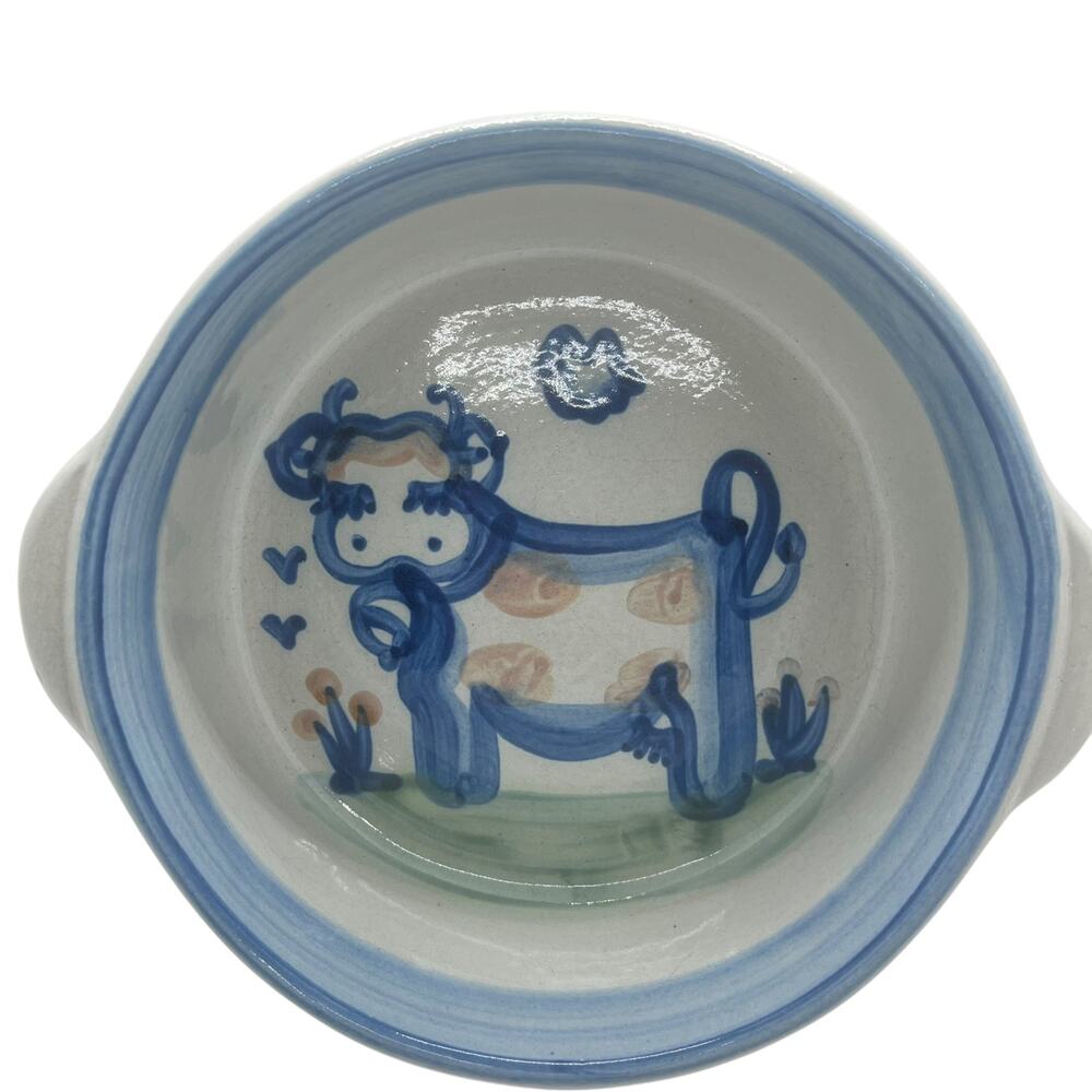 MA Hadley Pottery Cow Bowl - Picture 2 of 4